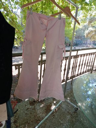 pantalones campana loft