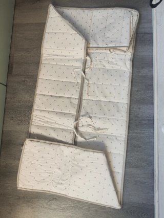 Protector de cuna y falda 120x60 Ikea