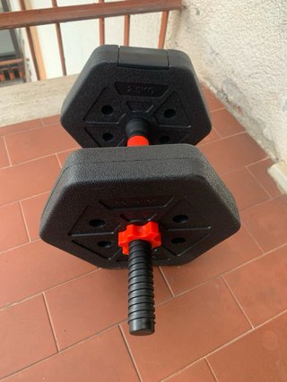 Set Manubri 10 kg 2 in 1 (Diventa Bilanciere) - NU
