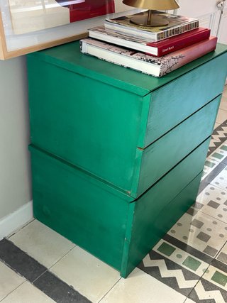 2 cajoneras verdes
