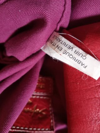 Bolso  piel Italiano Sofía C.