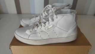 Zapatillas Adidas Sleek mid blancas