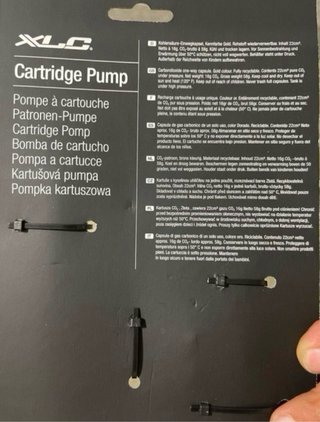 Bomba CO2 XLC + 2 cartuchos Dispongo de 3 unidades