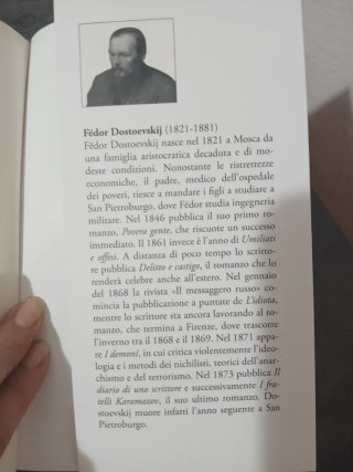 Libro L'idiota di Dostoevskij