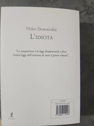 Libro L'idiota di Dostoevskij