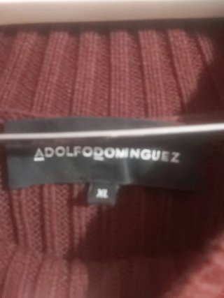 JERSEY GRANATE.ADOLFO  DOMINGUEZ.SIN APENAS USO