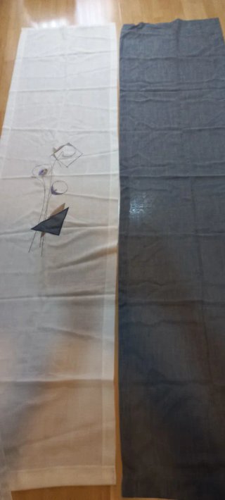 4 cortinas. Paneles japoneses. CORTINAS