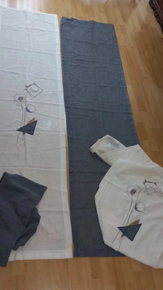 4 cortinas. Paneles japoneses. CORTINAS
