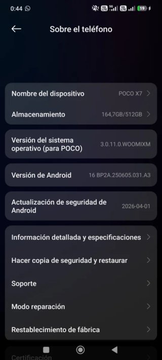 Xiaomi Poco X7 512Gb Como nuevo