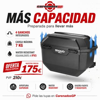 MALETAS LATERALES SHAD TR27 NEGRAS