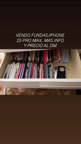 Fundas de móvil variadas del 15 pro max
