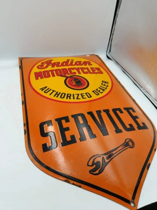 CHAPA ESMALTADA INDIAN MOTORCYCLES