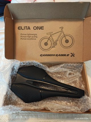 Elita One, Sillín Bicicleta con rieles de carbono