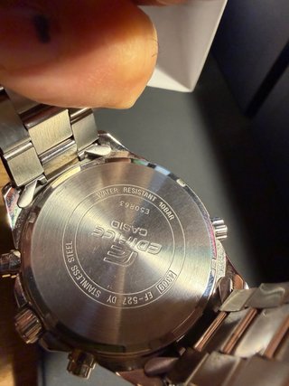 Casio Edifice EF-527D Verde Cronógrafo Acero Inoxi