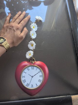 Reloj Corazón Disfraz Hombre Hojalata