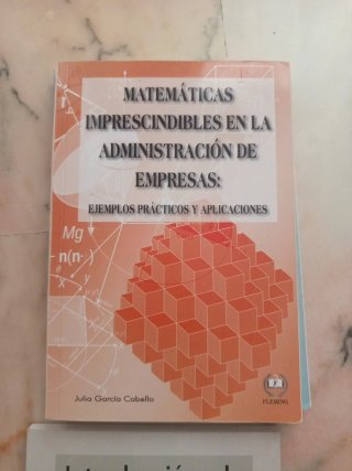 Matemáticas imprescindibles para ADE