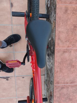 Bicicleta BMX B'Twin Wipe 20 Roja