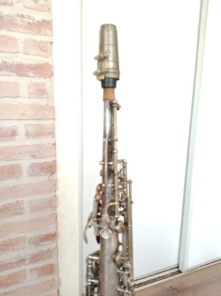 Saxo soprano Buescher true tone renovado.