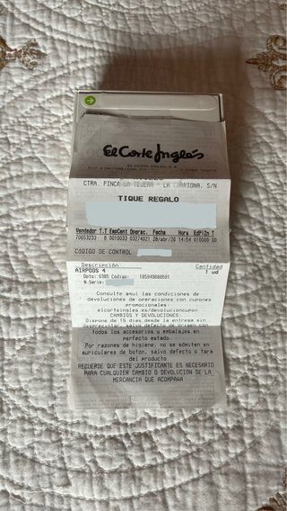 Apple AirPods 4 Nuevos Precintados + Ticket