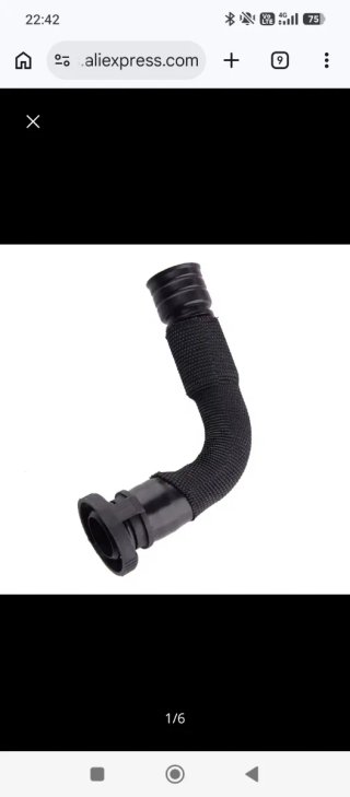 Tubo de salida de gases para motor TDI