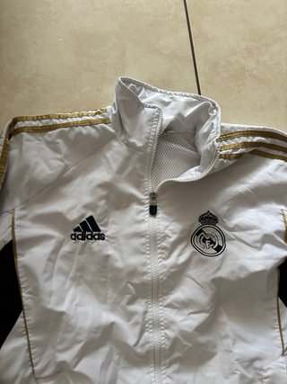 Chándal Adidas Real Madrid Blanco y Negro