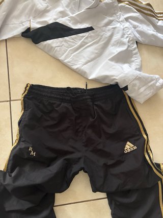 Chándal Adidas Real Madrid Blanco y Negro