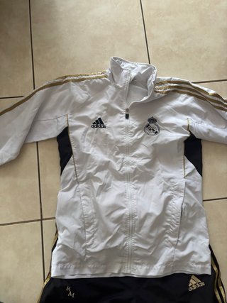 Chándal Adidas Real Madrid Blanco y Negro