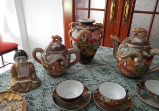 Vajilla Satsuma Japonesa Porcelana