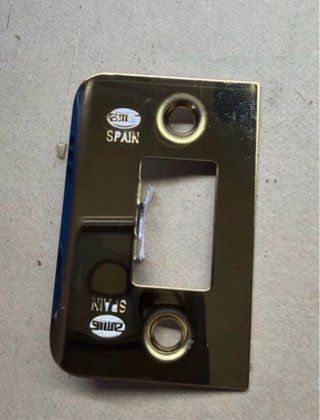 5 Placas Cerradura AMIG Doradas