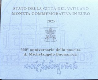 2 euros conmemorativos Vaticano 2025