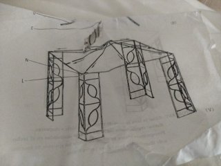 Techo de carpa 3x4