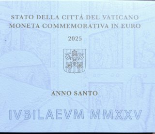 2 Euros conmemorativos Vaticano 2025