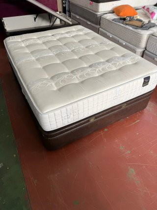 CANAPÉ MAGISTER TAPIZAD+COLCHÓN RELAX VISCO150x200