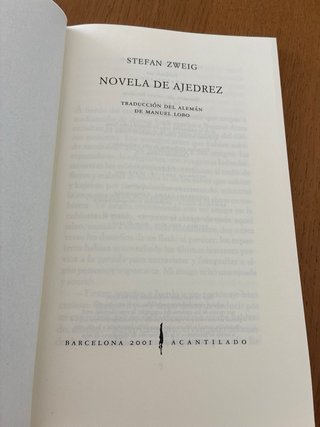 Novela de ajedrez