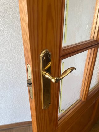 Puerta doble madera