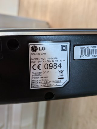 Barra de sonido LG