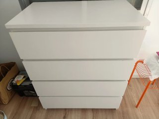 Cómoda blanca Malm