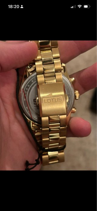 Reloj Lotus Hombre Esfera Beige y Dorado