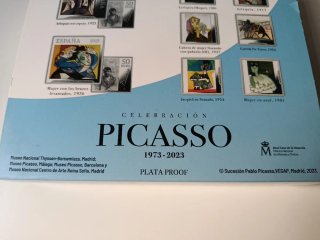 Monedas Plata Picasso España 2023