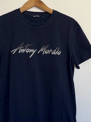 Antony Morato Logo T-Shirt Navy Blue L