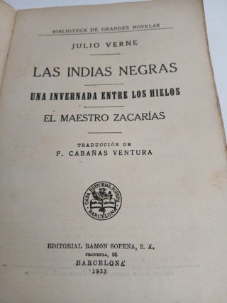 2 novelas antiguas de julio verne. Año 1933