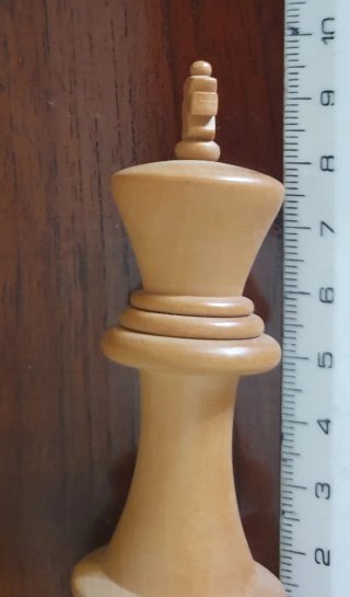 Juego de ajedrez vintage  del Este grande y muy pl