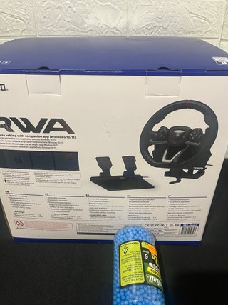 Volante + Pedales, PS4, PS5, PC. NUEVO