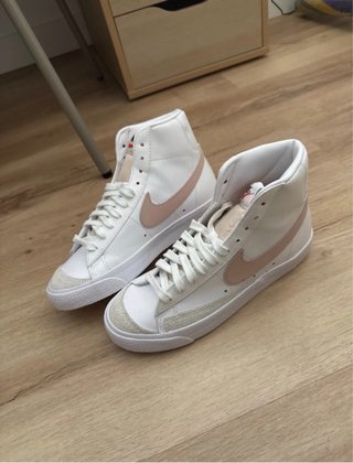 Zapatillas Nike Blazer Mid 77 Rosa Blanco