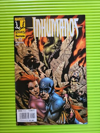 Inhumanos marvel knights completa