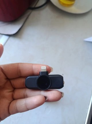 Micrófono para móvil con entrada de iPhone sin uso