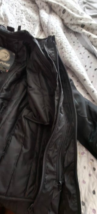 Chaqueta Bering Lady T4 Negra Moto Mujer
