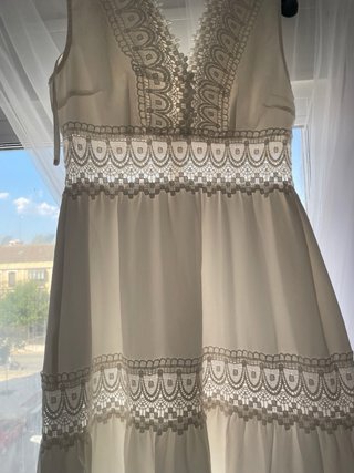 Vestido Verano Blanco Encaje