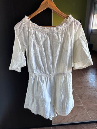 Mono corto verano blanco