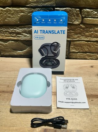 Auriculares Bluetooth con IA Traductor Tiempo Real